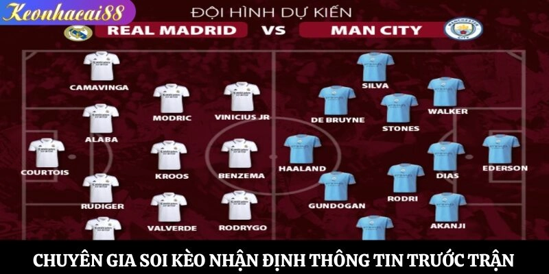 Chuyên gia soi kèo nhận định thông tin trước trận