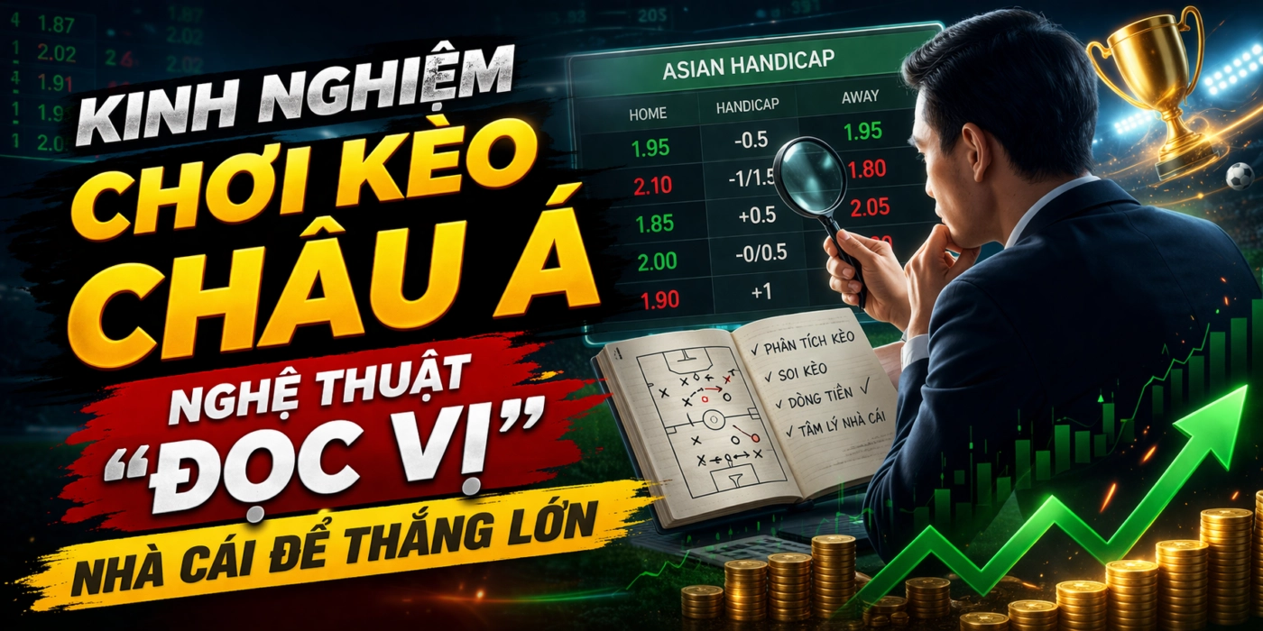 kinh nghiệm chơi kèo châu Á
