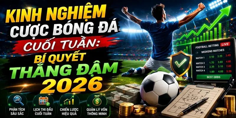 kinh nghiệm cược bóng đá cuối tuần