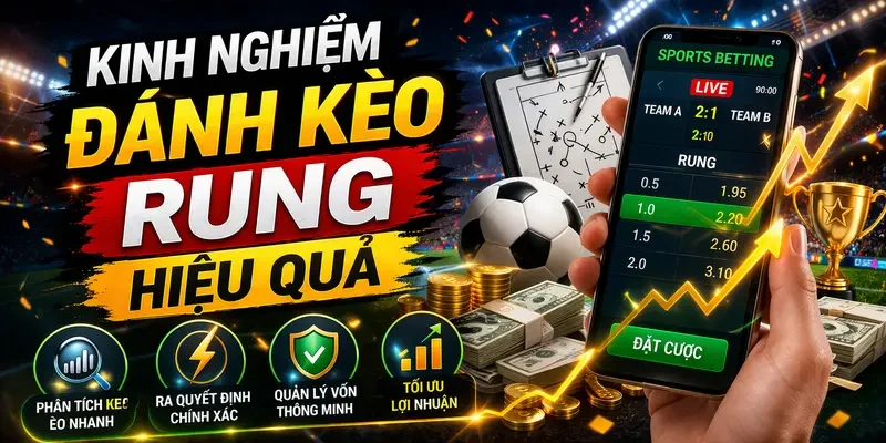 kinh nghiệm đánh kèo rung hiệu quả