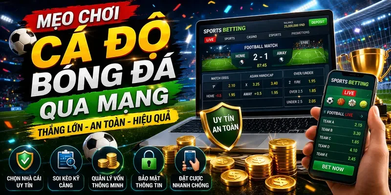 mẹo chơi cá độ bóng đá qua mạng